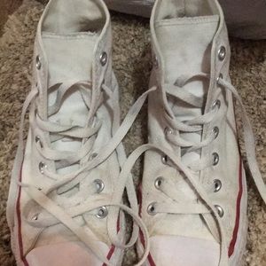 White high top converse